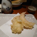 めしの助 - 2212たら白子天＆車えび天