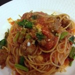 イタリア食堂　ちぇるきお - 自家製サルシッチャのトマトソース