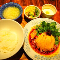 中華旬彩 森本 - 森本名物　四川式よだれ鶏セット　１４５０円