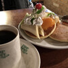 パインツリー - 料理写真:フルーツホットケーキとホットコーヒー