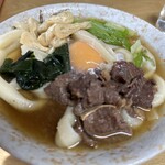 渡辺うどん - 肉玉うどん(大) 650円(税込)