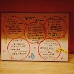 和心 かぎり - メニュー