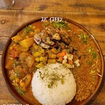 spicecurry&shisha カブルチャー - 2種類あいがけカレー