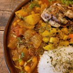 spicecurry&shisha カブルチャー - ひよこ豆とじゃがいものカレー