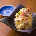 Thick-sliced bacon potato salad