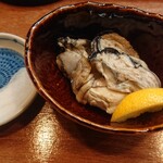 哲 - 牡蠣の霜降り(レモンと塩)