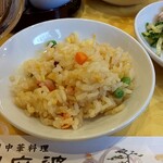 横浜中華街 四川麻婆 - 先に作ってもらった炒飯