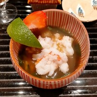 蓬左茶寮 - 伊勢海老のカレー茶漬け