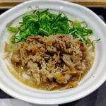 Matsuya - 【2023.1.30(月)】ネギたっぷり肉うどんライスセット630円の肉うどん