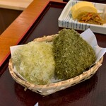 Obanzai Kafe Hiraki Konbu Ten - 昆布おにぎり。
