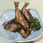 三河屋 - ハヤの唐揚げ