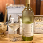 とんかつ 乃ぐち - 白ワインは大好きなグレイスワイン♡