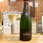 とんかつ 乃ぐち - スパークリングワイン