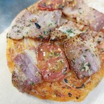 パンやきどころ RIKI - パンチェッタがトマトとよくあう