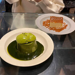 SUZU CAFE - 抹茶プリン&キャラメルチーズケーキ