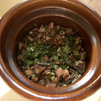 日本料理 研野 - チャーシューの炊き込みご飯