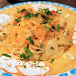 ピッツェリア ダル リッチョロ - 明石鯛とからすみのソース スパゲティ
