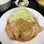 伊勢屋食堂 - 定番メニュー　豚ロース生姜焼き定食　