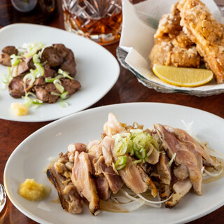 大山鶏使用の鶏肉を使ったシェフ渾身の創作料理が豊富◎