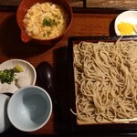 Doushin - そば米汁とそばセット(1,300円)