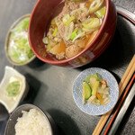 Sakagura Sawamasamune - 芋煮定食