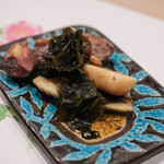 うを徳 - 《越前（ゑちぜん）》"鳧（まがも）"、w/竹筍（たかむな）