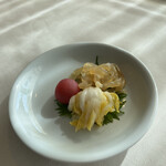 TAIKAN-EN - CHEF'S' LUNCH ６３２５円。クラゲは美味しかったですが、出会いの一皿としては寂しいですね。。。
