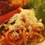 四季 - 付け合わせのナポリタンに、ファサ〜