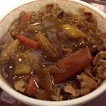 すき家 - カレー南蛮牛丼