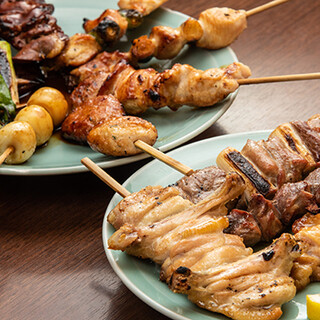 <Yakitori> uses only carefully selected fresh ingredients! Try it with our secret sauce.