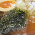 中華そば ふくみみ - アップ　あおさでしょうか？