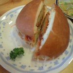 コロッケバンズも大きい。