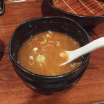 麺座ぎん - 割りスープで割ってみると・・・