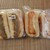 麦の穂 - 料理写真:メンチカツサンドと海老カツサンド(海老カツは家族が食べました)