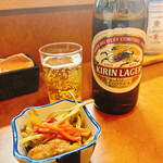 Arakawa - 本日のお通し＆瓶ビール