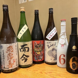 お酒好き必見。プレミア含む30種以上の和酒など豊富なドリンク