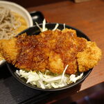 越後そば - 「越後そば 東京店」の「タレカツ丼セット」のタレカツ丼