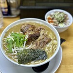 麺屋 白神 - 軟骨えびそばセット