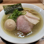 特級鶏蕎麦 龍介 神栖 - 特級黒さつま鶏（塩）