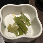 茨城地産地消の店 あんこう鍋×常陸牛 全席個室 もんどころ - お通し