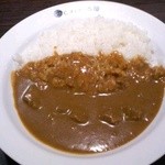 CoCo壱番屋 - ビーフカレーです。御飯少なめの２００ｇ。辛さ３、〆て５９０円です。ビーフソースはうまいです。＋１５０円の価値が十分にあります。みなさんも食べてください。