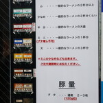 ラーメン二郎 - メニュー＆麺量