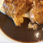 グリル一平 - 薄く巻かれた卵、さすがです