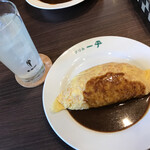 グリル一平 - オムライス、レモンチューハイ