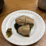 鮨おばな - 煮牡蠣 柚子胡椒