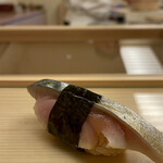 鮨おばな - シメサバ海苔巻き