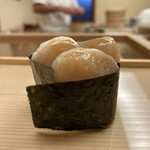 鮨おばな - ぷりぷり貝柱