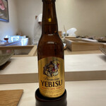 鮨おばな - エビスで乾杯