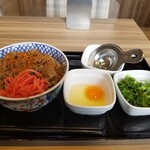 吉野家 - 牛丼(超特盛)+別鉢(ねぎ・玉子)