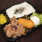 Aoi Dori - カニコロ弁当 Kanicoro Bento【新商品】ジューシーな唐揚げとサクッとした衣の中に、とろっとしたカニクリームがたっぷり入ったカニコロ弁当！